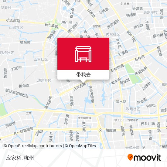 应家桥地图
