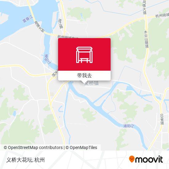 义桥大花坛地图