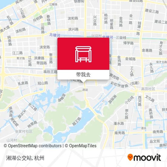 湘湖公交站地图