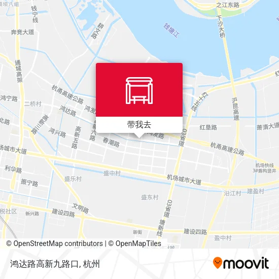 鸿达路高新九路口地图
