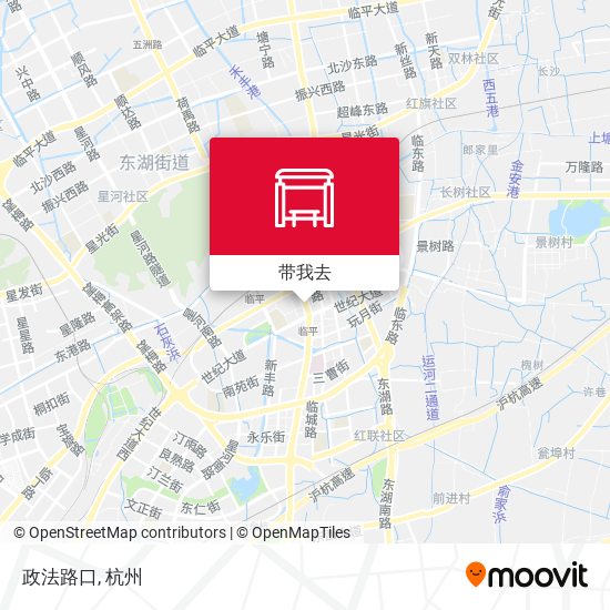 政法路口地图