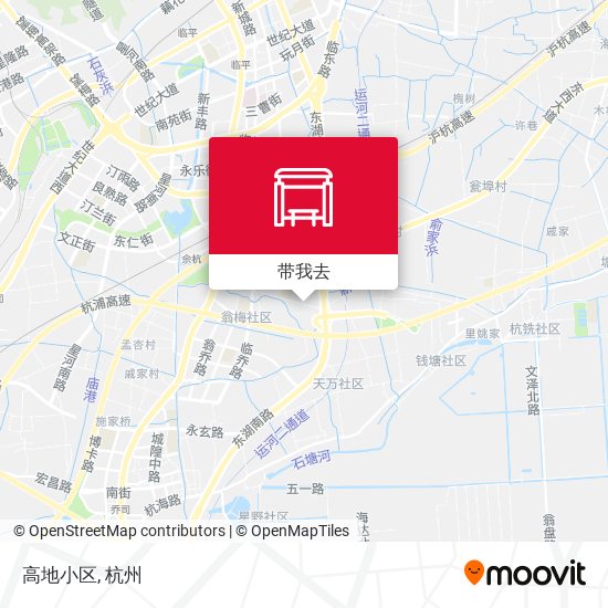 高地小区地图