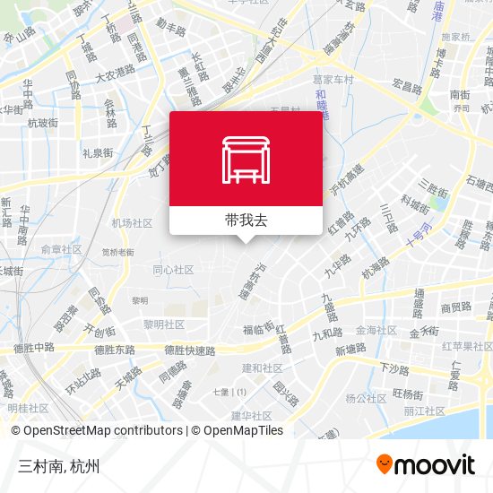 三村南地图