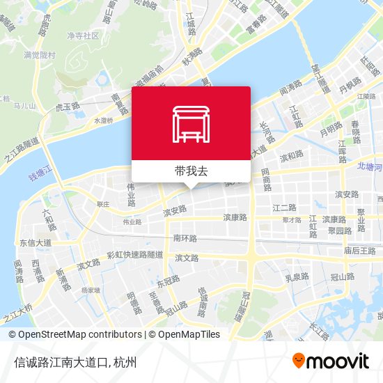 信诚路江南大道口地图