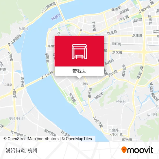 浦沿街道地图