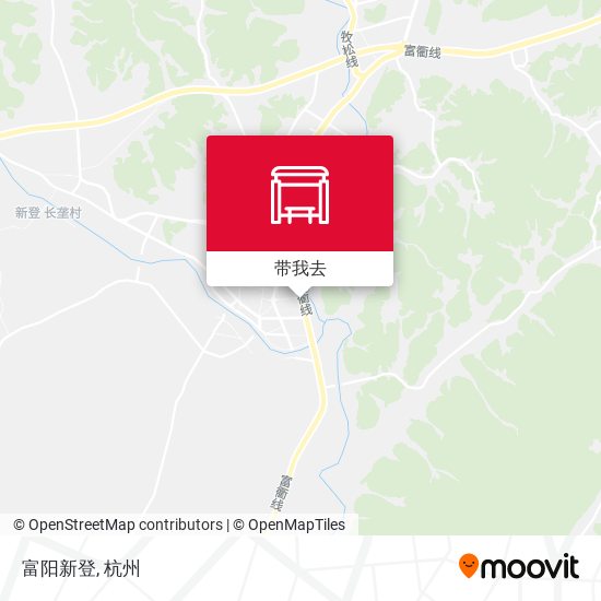 富阳新登地图