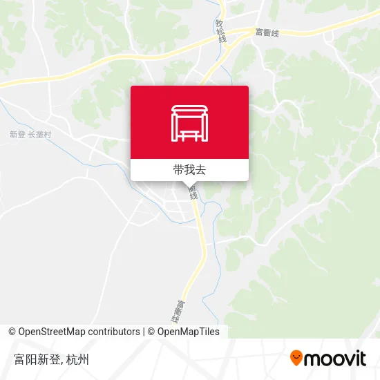 富阳新登地图