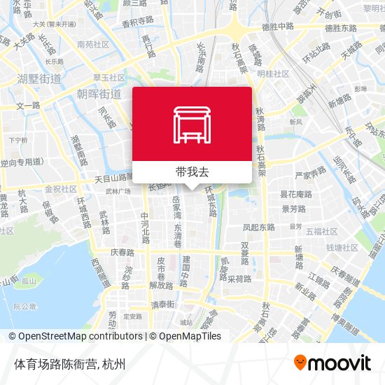 体育场路陈衙营地图