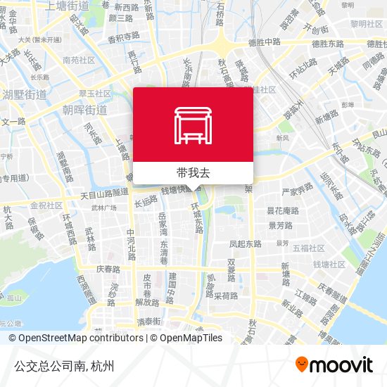 公交总公司南地图