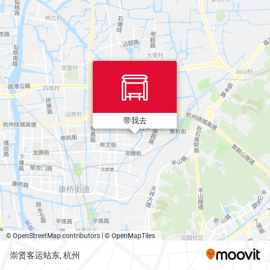 崇贤客运站东地图