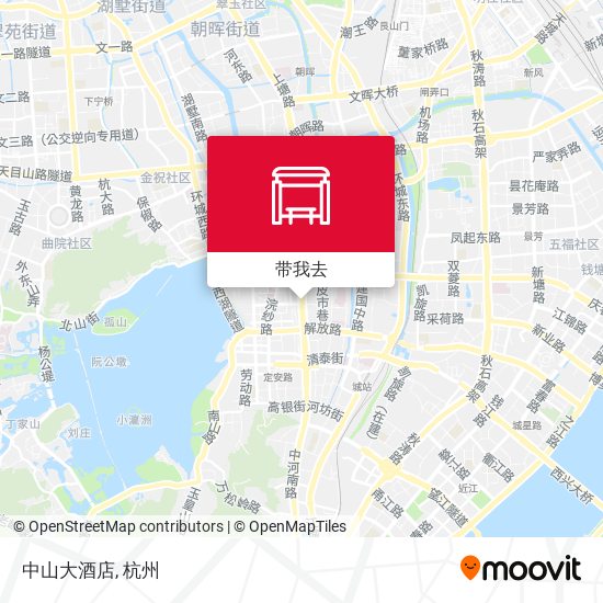 中山大酒店地图