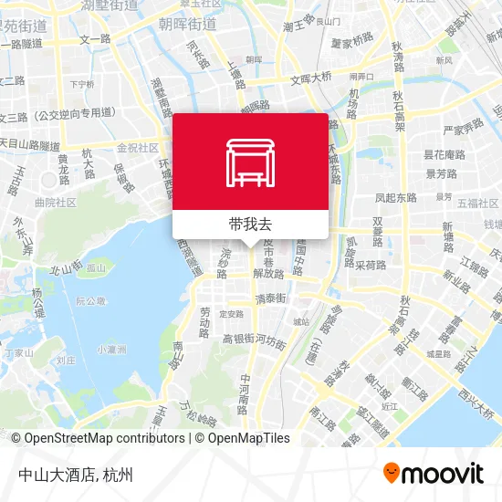 中山大酒店地图