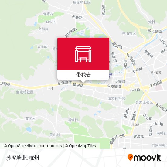 沙泥塘北地图