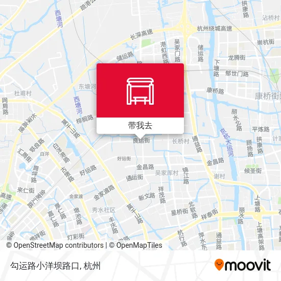 勾运路小洋坝路口地图
