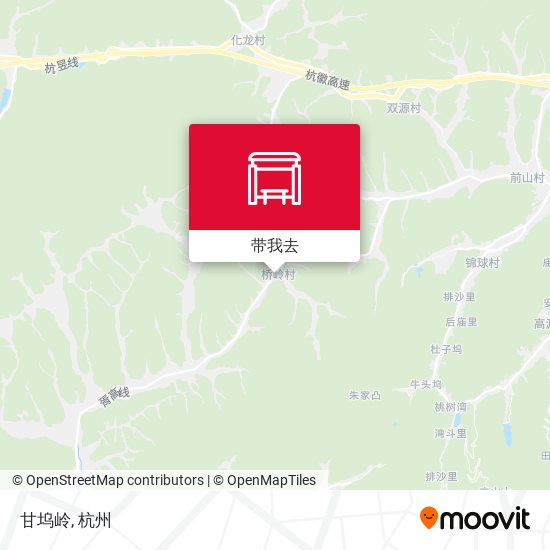 甘坞岭地图