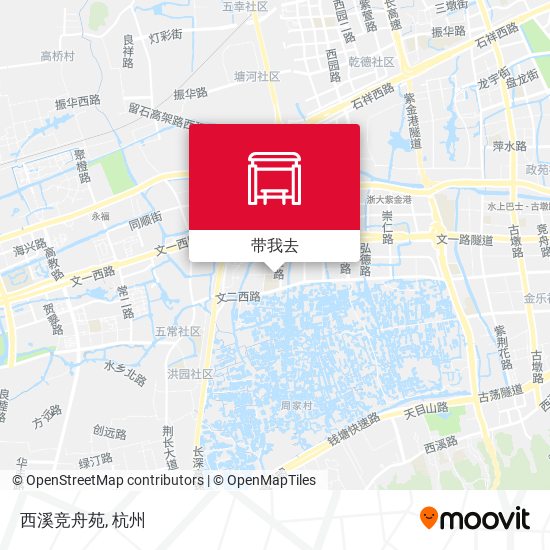 西溪竞舟苑地图