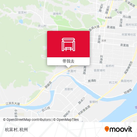 杭富村地图