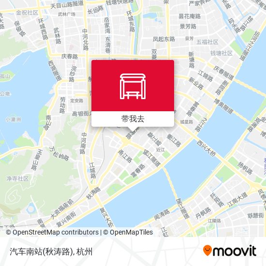 汽车南站(秋涛路)地图