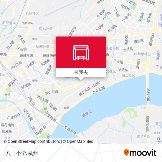 八一小学地图