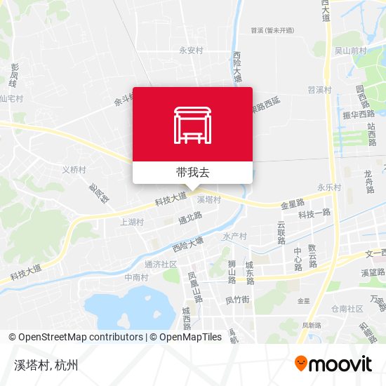 溪塔村地图