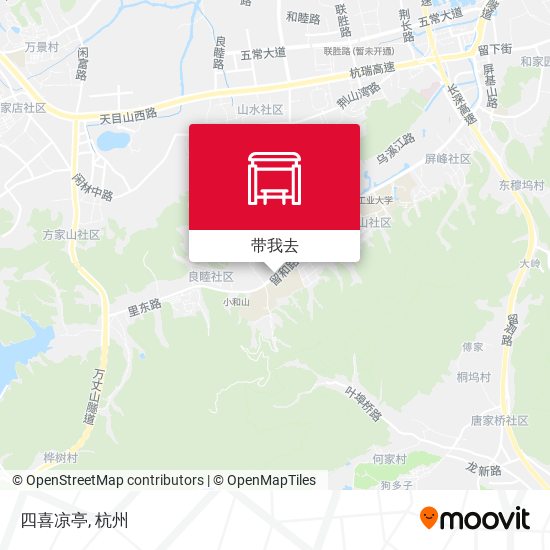 四喜凉亭地图