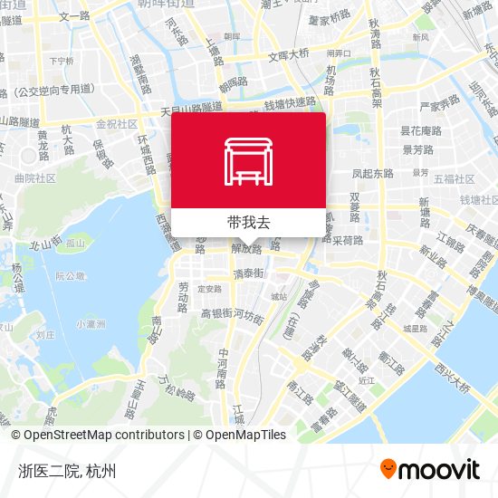 浙医二院地图