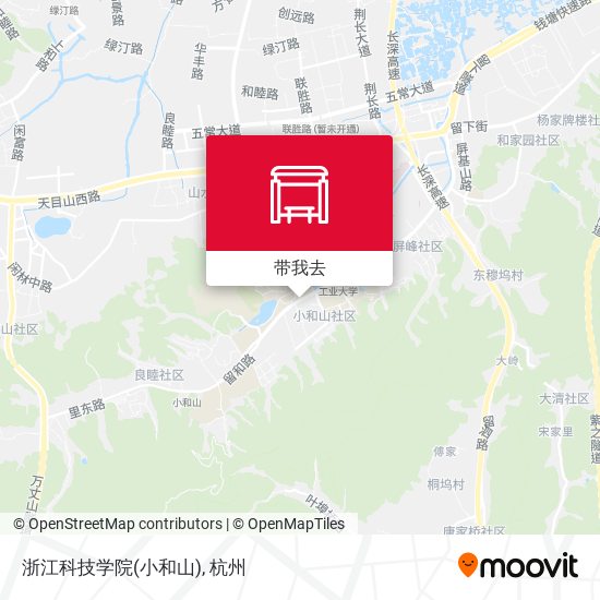浙江科技学院(小和山)地图