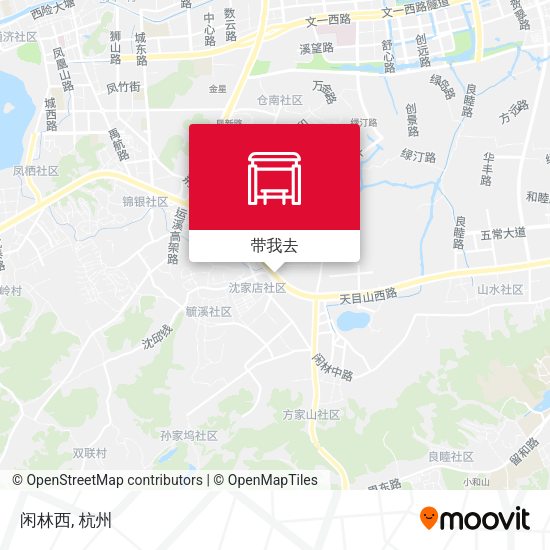 闲林西地图