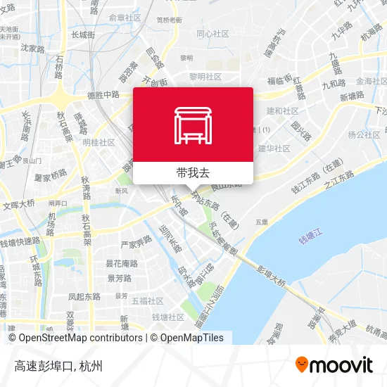高速彭埠口地图