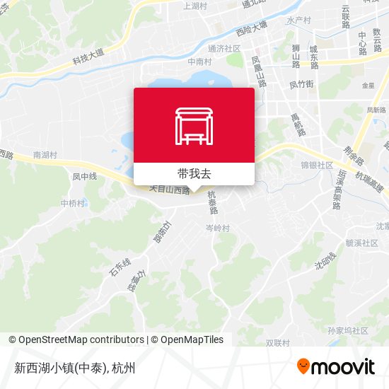 新西湖小镇(中泰)地图