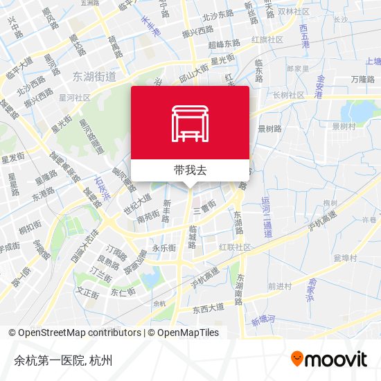余杭第一医院地图