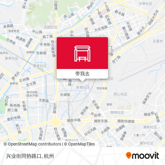兴业街同协路口地图