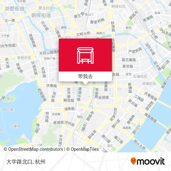 大学路北口地图