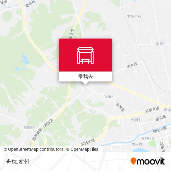 舟枕地图