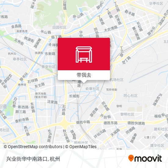 兴业街华中南路口地图