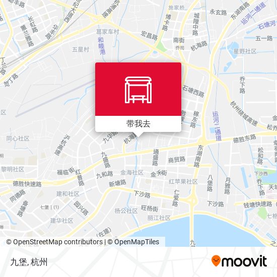 九堡地图