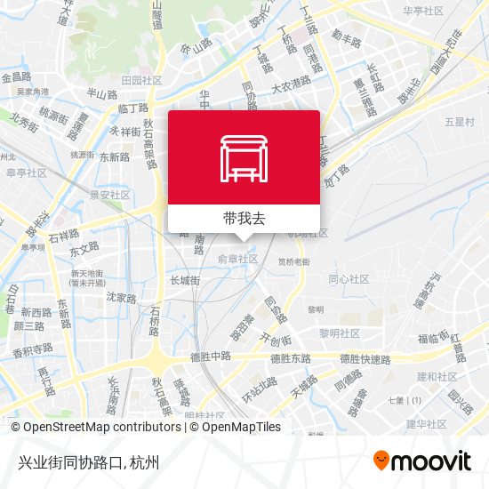 兴业街同协路口地图