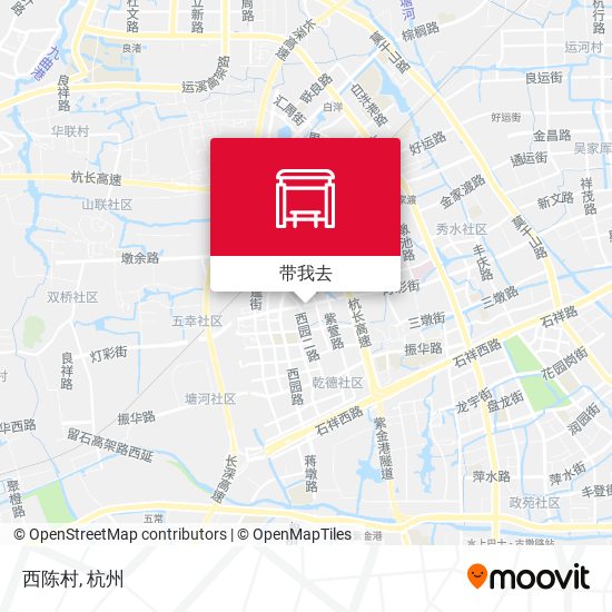 西陈村地图