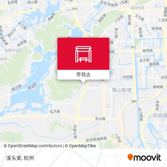 溪头黄地图