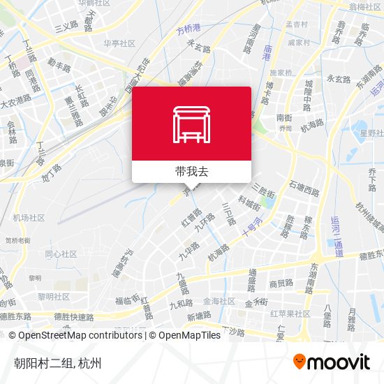 朝阳村二组地图