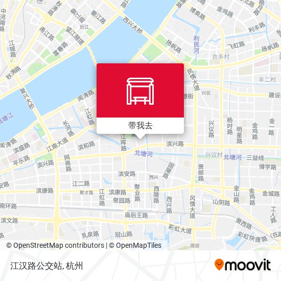 江汉路公交站地图