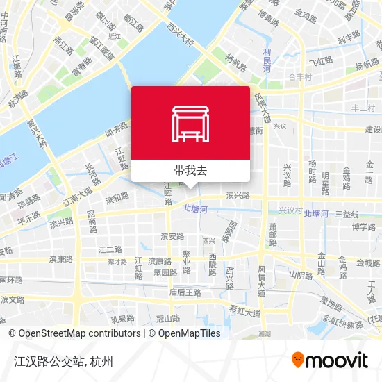 江汉路公交站地图