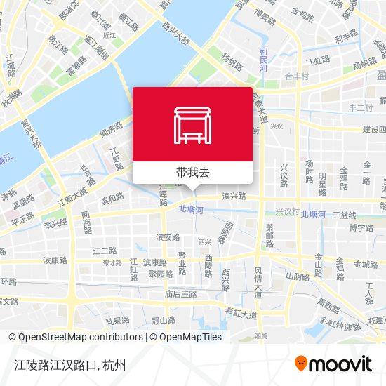 江陵路江汉路口地图