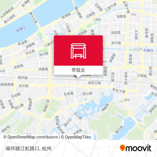 南环路江虹路口地图