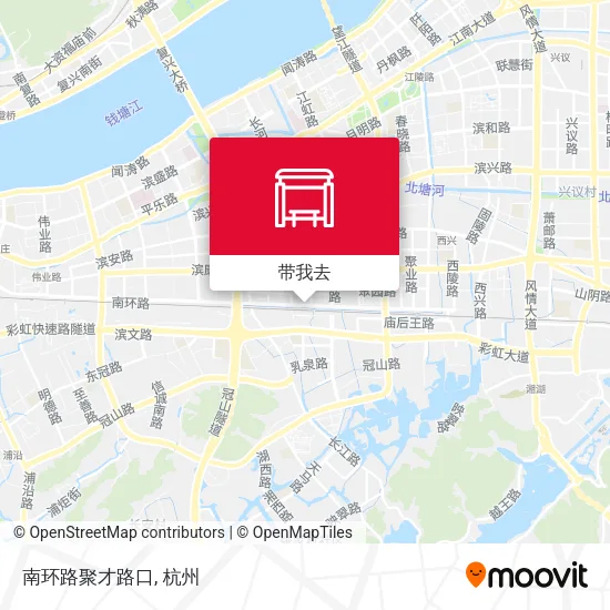 南环路聚才路口地图