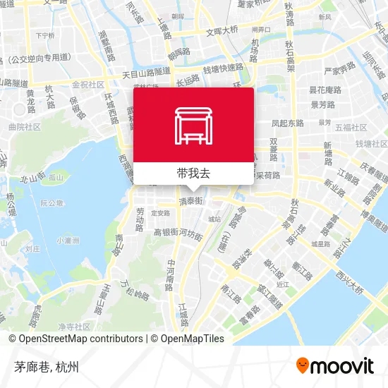 茅廊巷地图