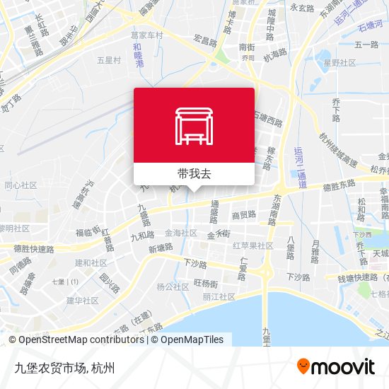 九堡农贸市场地图