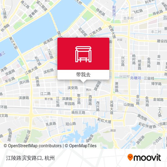 江陵路滨安路口地图