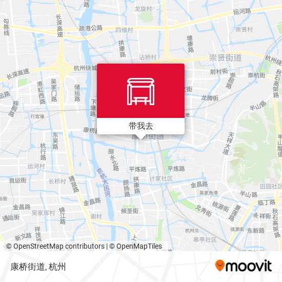 康桥街道地图