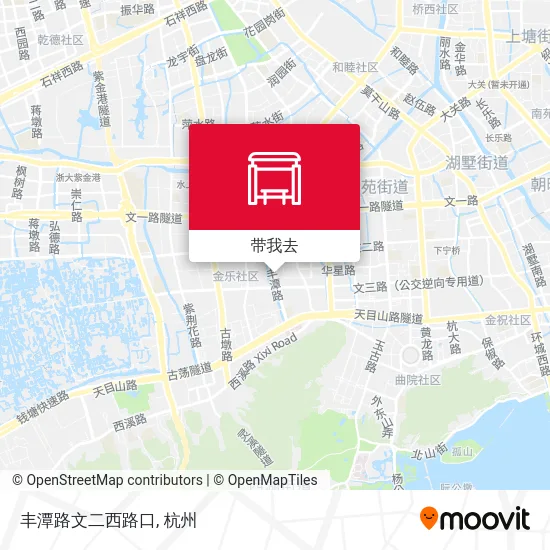 丰潭路文二西路口地图